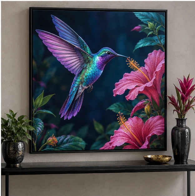 Hummingbird in Light — design concept